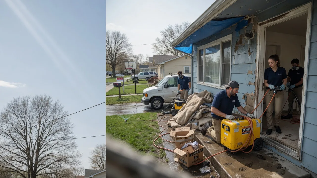 Basement Flood Cleanup in Franklin, PA near me